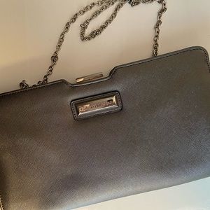 Catherine Malandrino Silver Clutch